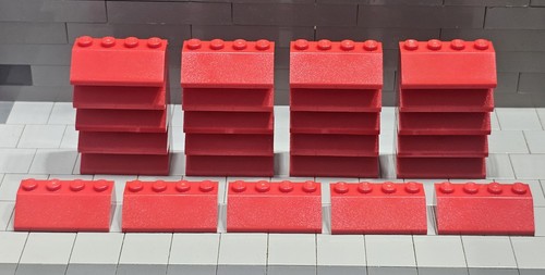 Lego 2x4 red - lego, roof