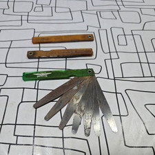 three Vintage English made feeler gauge made by man  Aston unipart and bds. 11