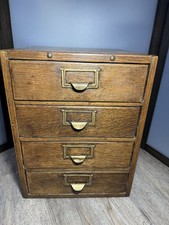 Antique Oak Letter File Cabinet