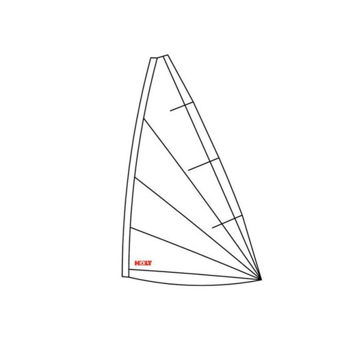 Laser radial sail replica - sail,