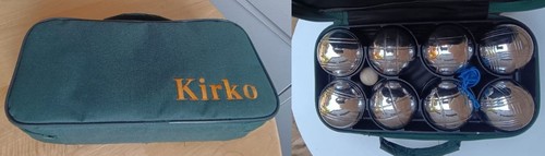 Kirko boules petanque set - petanque,
