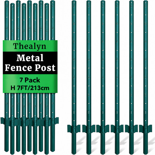 Fence posts 7ft 213cm pack - 7ft,