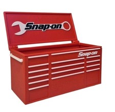 Toolbox Desk Organiser Compatible Snap On Style Storage Tool Chest Red Garage