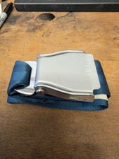 Blue Seat Belt Aircraft Lap