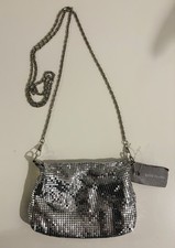 River Island Silver Chain Mail Evening Bag