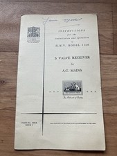 Original HMV His Master's