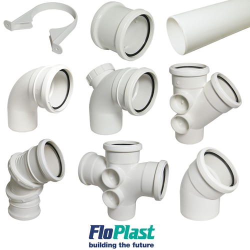 Floplast 110mm white - 110mm,