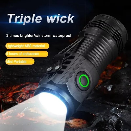 1200000lm usb rechargeable - rechargeable, led