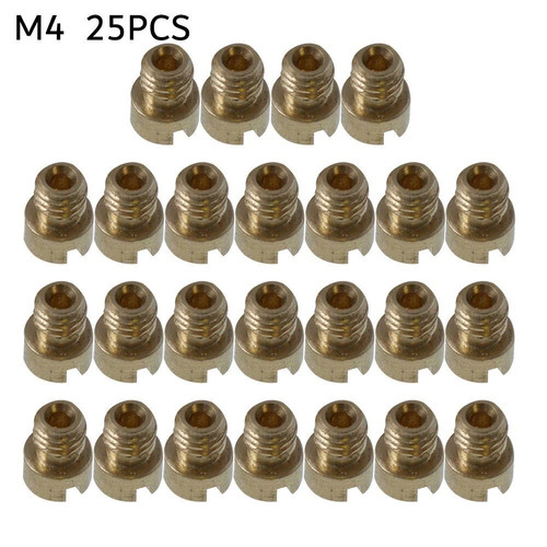 25pcs main jet carburetor - jet,