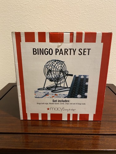 Macy bingo party set nib - macy's,