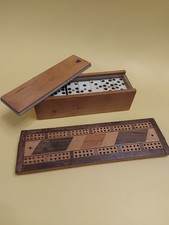Vintage Dominoes Set And