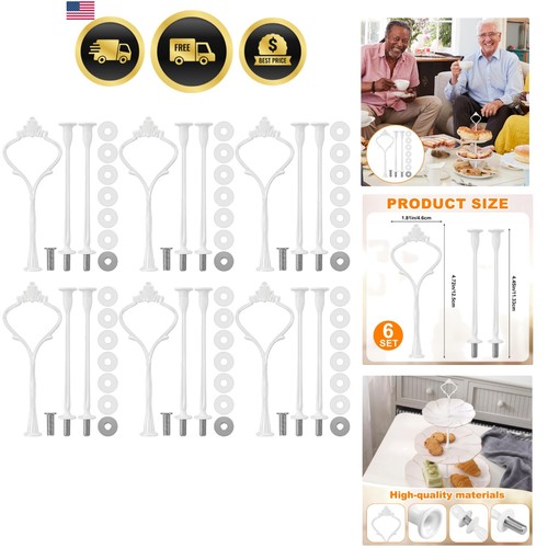 Elegant tier cake stand kit - 3,