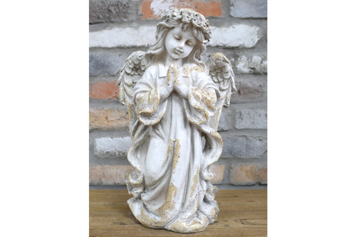 Large concrete cherub - concrete, statue