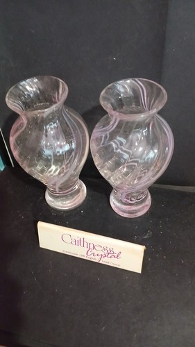 Caithness crystal pink spiral - caithness,