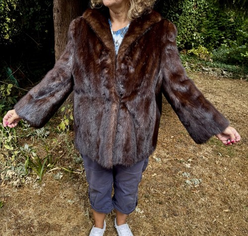 Real mink fur jacket - real,