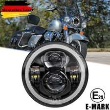 7 Inch Round Motorcycle LED Headlight Projector Parking Light For Harley Davidson