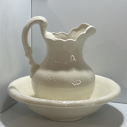 Vintage pottery pitcher - vintage,
