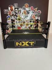 WWE Mattel NXT Spring Loaded Wrestling Ring For Wrestling Figures VGC