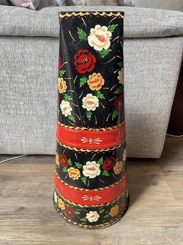Vintage hand painted barge - vintage,