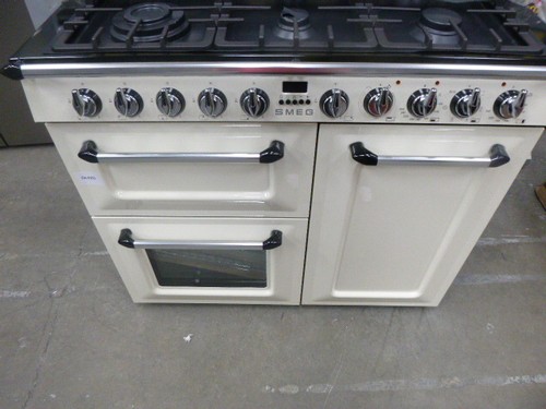 Smeg range cooker cream - cooker,