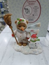 Cherished Teddies RARE: Frankie Snowman 2011  Brand NEW UNOPENED 4023733