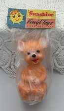 Mettoy Sunshine Vinyl Squeaking Bear Toy.