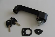 PUSH BUTTON REPLACEMENT HANDLE LOCK WITH KEY FOR IFOR WILLIAMS TRAILERS OR BV84