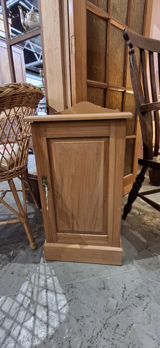 Vintage pine bedside - pine, cabinet