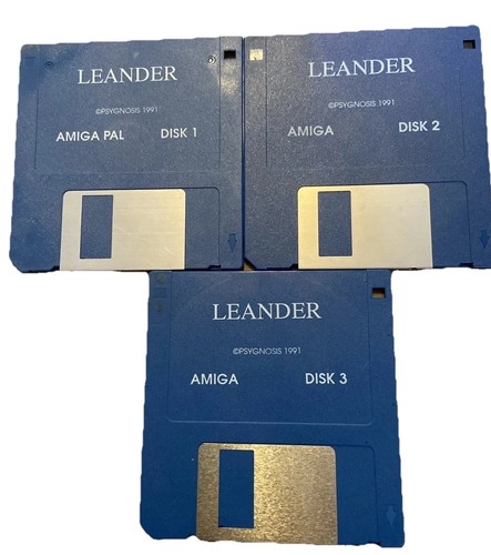 Leander amiga disk game 1991 - amiga,
