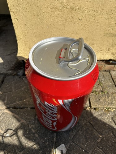 Coca cola can - coca, table