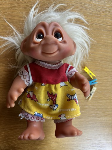 Vintage dam troll doll made - vintage,