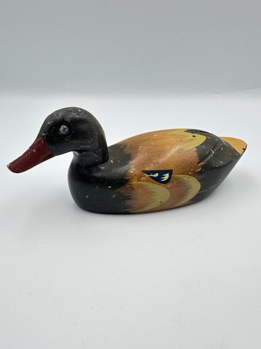 Vintage hand carved wooden - a,