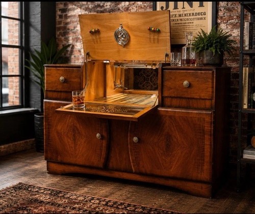 Stunning 1930s art deco walnut - deco,