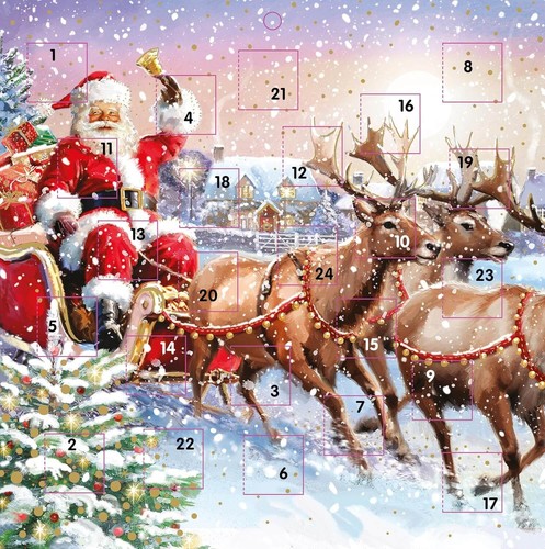 Christmas advent calendar - christmas,