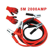 Heavy Duty 2000AMP Booster Cables 5m Car Battery Jump Leads Automotive Wire