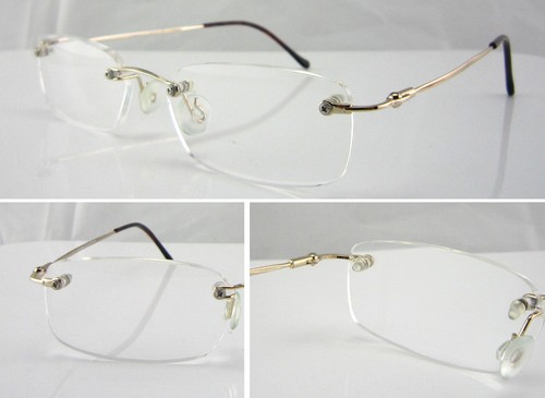 Rimless reading glasses - rimless,