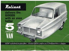 RELIANT REGAL 5-cwt VAN 1962-
