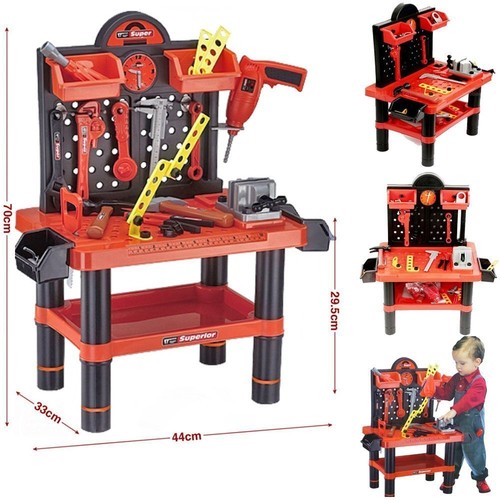 Childrens 54pc tool - tool, bench