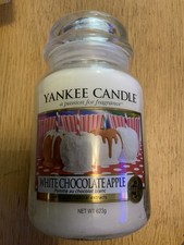 LARGE YANKEE CANDLE WHITE