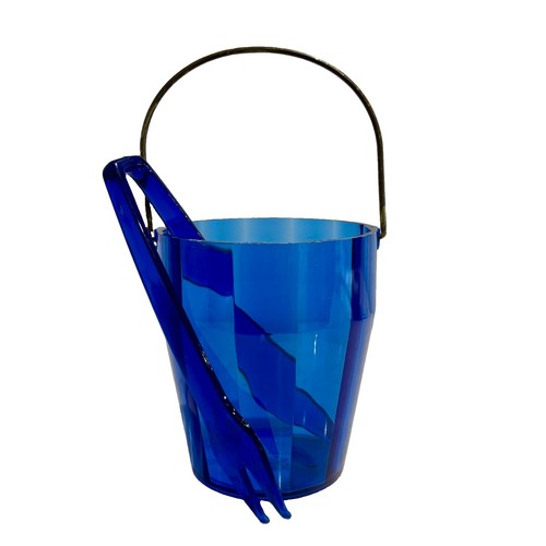 Vintage cobalt blue acrylic - blue,