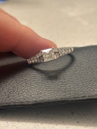 Leo diamond ring princess - leo, ring,