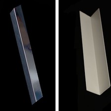 White or Chrome PVC Cladding
