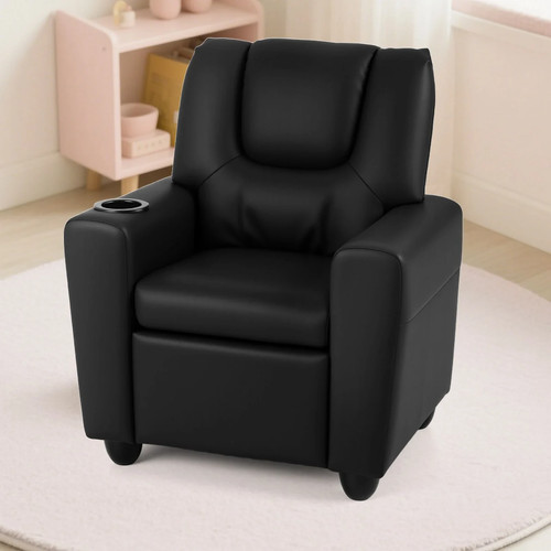 Kids recliner chair cup holder - recliner,