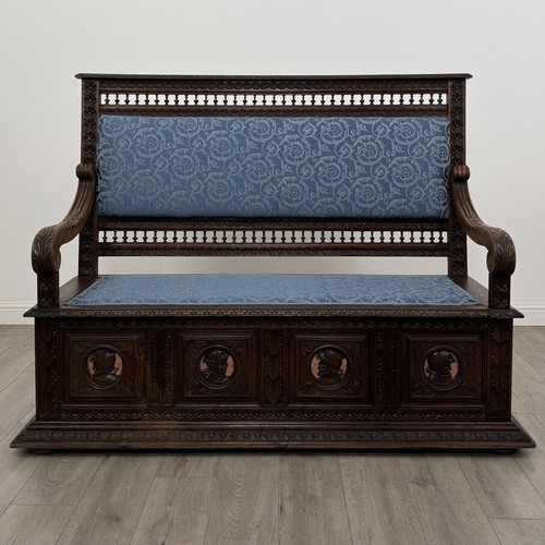Antique large carved oak - antique,