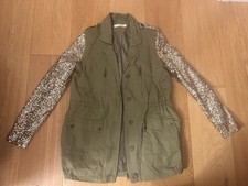 Vera Lucy Khaki Glitter Jacket