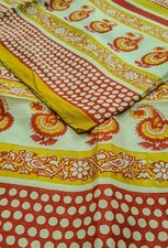 100% Vintage Pure Silk Sari