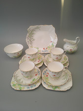 Art Deco  Tuscan  Plant 15 Piece  bone china Tea Set