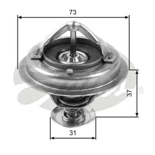 Thermostat without housing