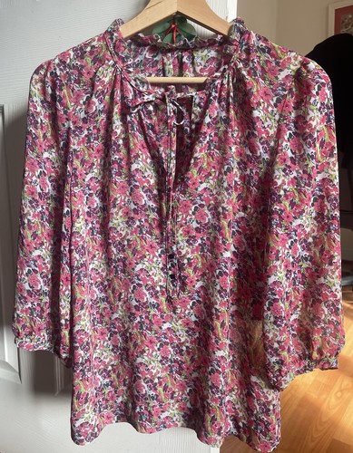 Zara floral tie neck - floral,