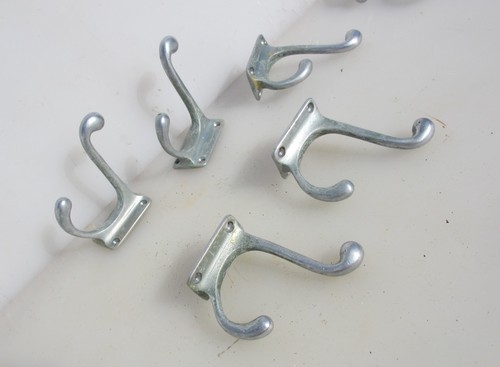 Vintage metal hook - hook, coat